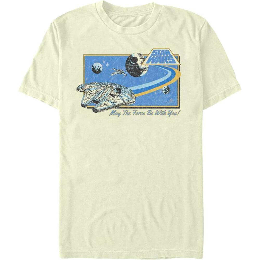 Retro May The Force Be With You Star Wars Tshirt